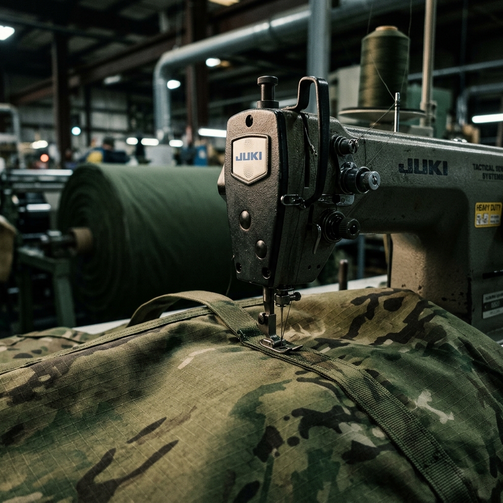 Detalle de telas Ripstop por Tejeduría De Tomaso