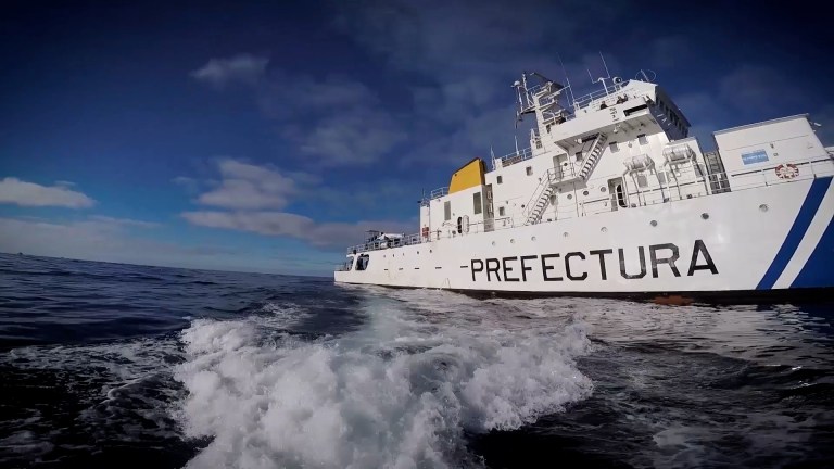 Formación de Prefectura Naval Argentina